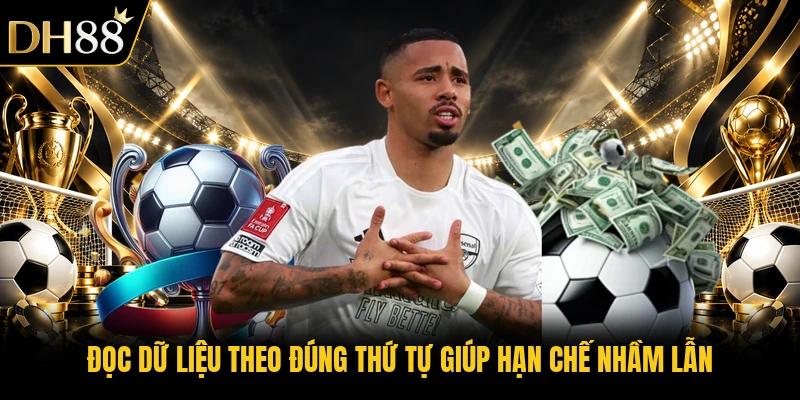 Đọc dữ liệu theo đúng thứ tự giúp hạn chế nhầm lẫn