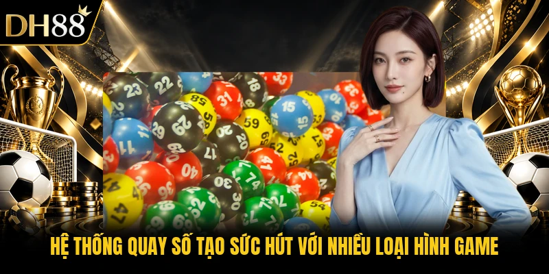 Hệ thống quay số tạo sức hút với nhiều loại hình game